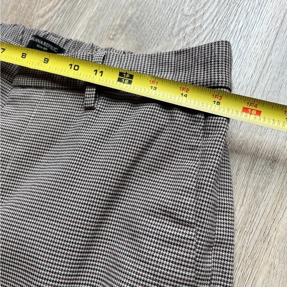 31 Banana Republic Houndstooth Trouser Pant Size 31s - Picture 10 of 13